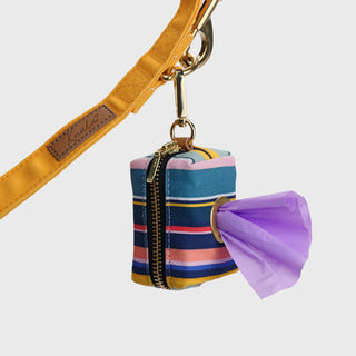 Knala Colour Stripe Dog dog waste bag holder product view on white background
